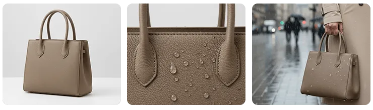 はっ水加工で大切なバッグを守ります